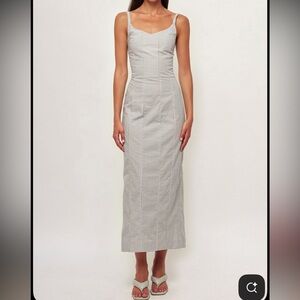 SWF framed midi dress